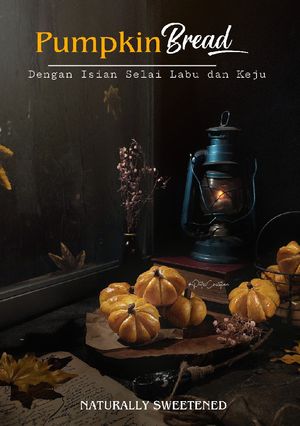Foto resep Pumpkin Bread dengan isian selai labu dan keju