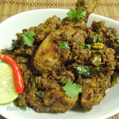 A picture of Chettinad Pepper Chicken.