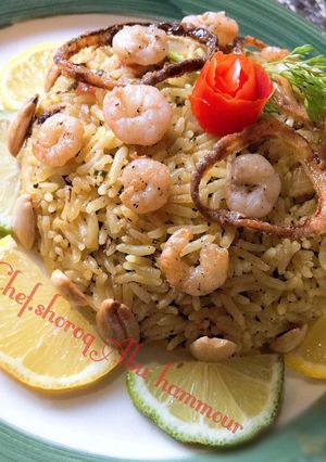 صورة لوصفة صيادية بالشريمز والتونة 🍤