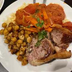 Foto principal de Cuscús con verduras y garbanzos