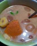 Kolak labu kuning+pisang+kolang kaling