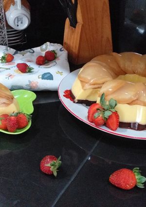 Foto resep Puding marie 3 layer