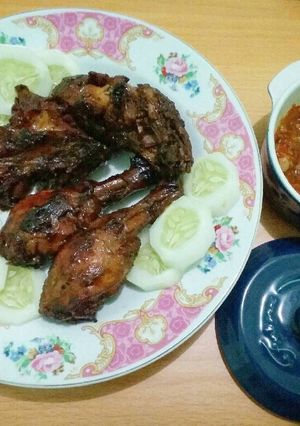Foto resep Ayam bakar bumbu bacem