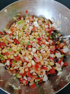 Una foto de Garbanzos aliñados al estilo freskum