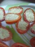 Barquitos de tomates rellenos