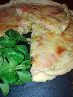 Foto principal de Quiche de puerro y salmón ahumado