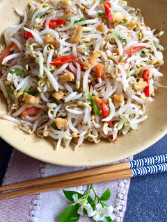 Foto resep Taoge Cah Ikan Asin