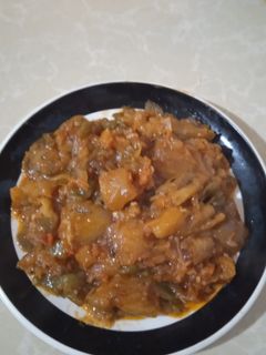 صورة لوصفة شرمولة فلفل وباذنجال