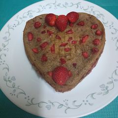 A picture of Strawberry 🍓 Buttermilk 🍰Cake.