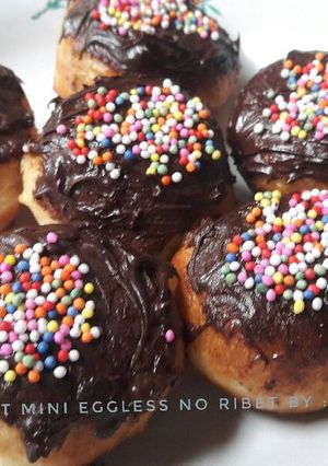 Foto resep Donat mini eggless no ribet