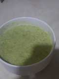 Crema de brócoli con queso