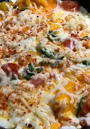 Mángoldos tojásrántotta recept fotója