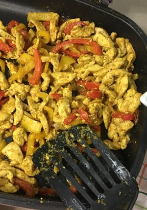 صورة لوصفة فاهيتا الدجاج 🥙