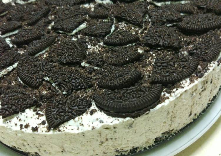 Cara membuat NoBake Oreo Cheesecake Murah 5 Bahan #BikinRamadhanBerkesan yang enak Untuk Jualan