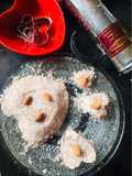 இதய வடிவ சிகப்பரிசிபுட்டு(heart shape puttu recipe in tamil)