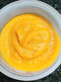 Una foto de Crema de calabaza, zanahoria y cebolla