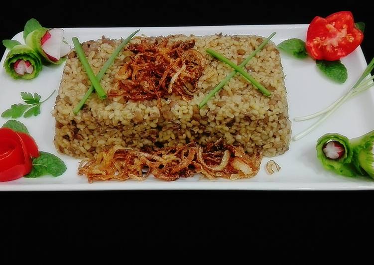مجدرة برغل ولا اشهى 😍😍