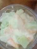Salad Buah (melon, pir, apel hijau, mangga)