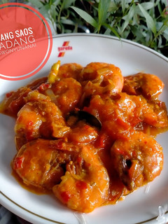 Foto resep 89)udang saos padang