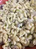 Pasta Corta con Atún y crema de leche
