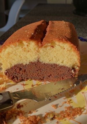 Una foto de Budín marmolado