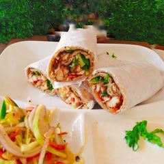 A picture of Barbecue Fajita Wraps.