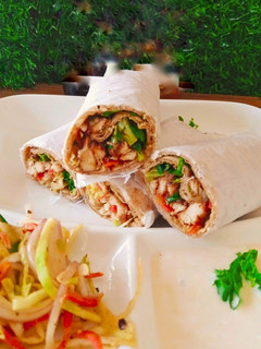 A picture of Barbecue Fajita Wraps.