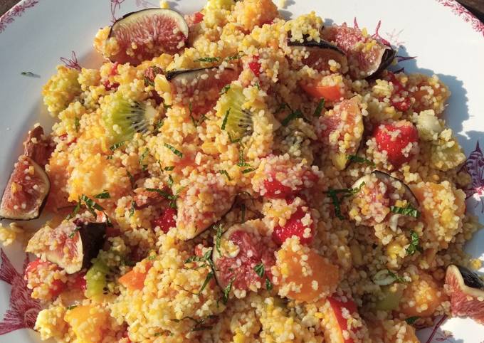 Couscous aux fruits d'été