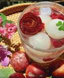 Nước vải thạch dừa