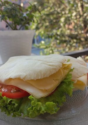 Una foto de Pan árabe o pan pita