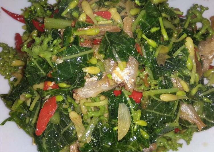 Resep Baru Tumis bunga+daun pepaya MaSta Ala Warung