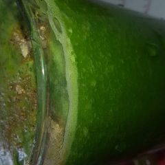 A picture of Palak ka healthy spicy juice.