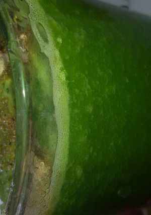 A picture of Palak ka healthy spicy juice.