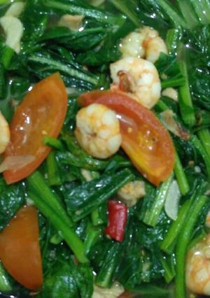 Foto resep Ca Kailan Udang Praktis
