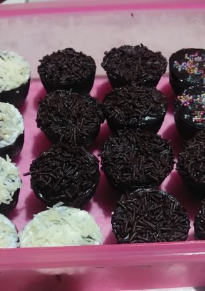 Foto resep Brownies kukus mini ekonomis nyoklat dan lembut banget