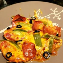 A picture of Low Carb Pizza Chicken.