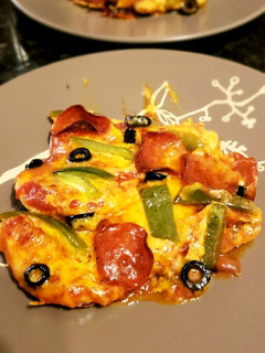 A picture of Low Carb Pizza Chicken.