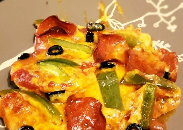 Recipe of Speedy Low Carb Pizza Chicken