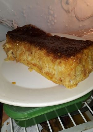Una foto de Budín de pan estilo flan casero