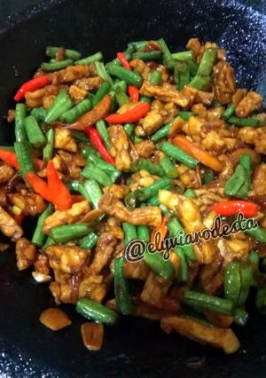 Foto resep 46. Tumis Kacang Panjang Tahu Tempe Kecap