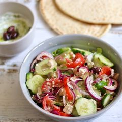 A picture of Authentic Greek Salad 🥗 🇬🇷.