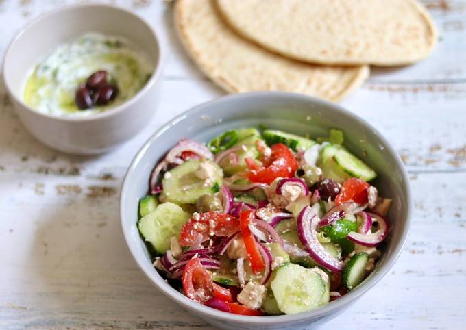 Authentic Greek Salad 🥗 🇬🇷