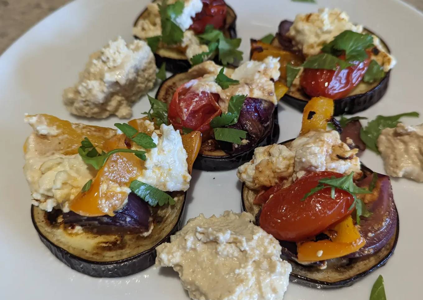 Roasted Aubergine, Peppers & Tomatoes with Feta