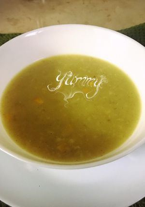 صورة لوصفة شوربة الشوفان بالدجاج
