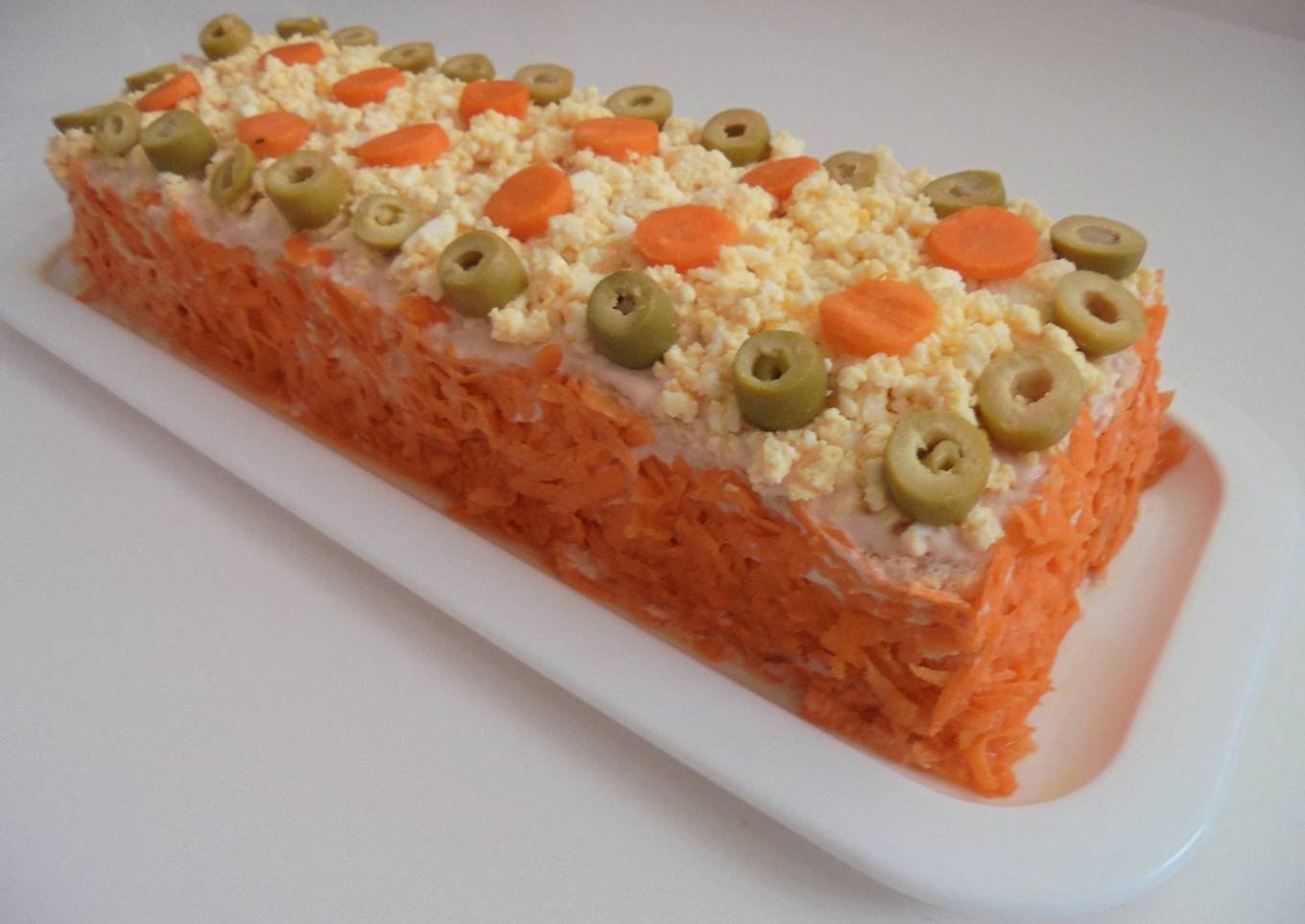 Tronco fresco de pescado, marisco y verduras