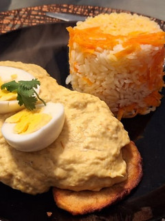 Una foto de Ají de gallina con Thermomix