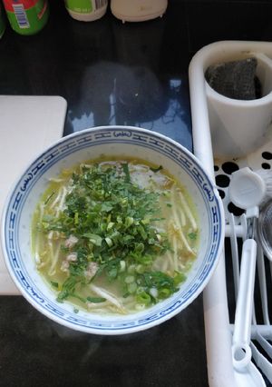 Hình của món Cháo thịt bằm.