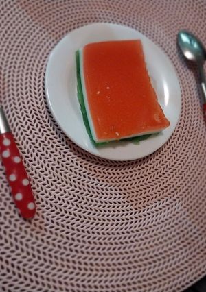 Una foto de Gelatina Mexicana 💚🤍❤️