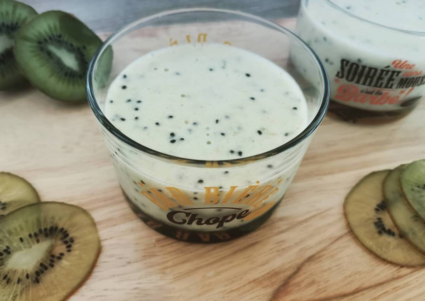 Mousse de kiwi