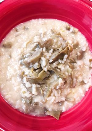 Foto di Risotto all'onda ai carciofi